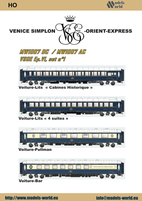 2026年新製品ご予約受付中ModelsWorld1007 VSOE4輌set