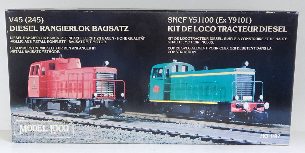 MODELLOCO221 SNCFﾃﾞｨｰｾﾞﾙY51100(V45)組立てキット金属製