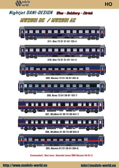 2026年新製品ご予約受付中ModelsWorld2601 Nightjet DANI