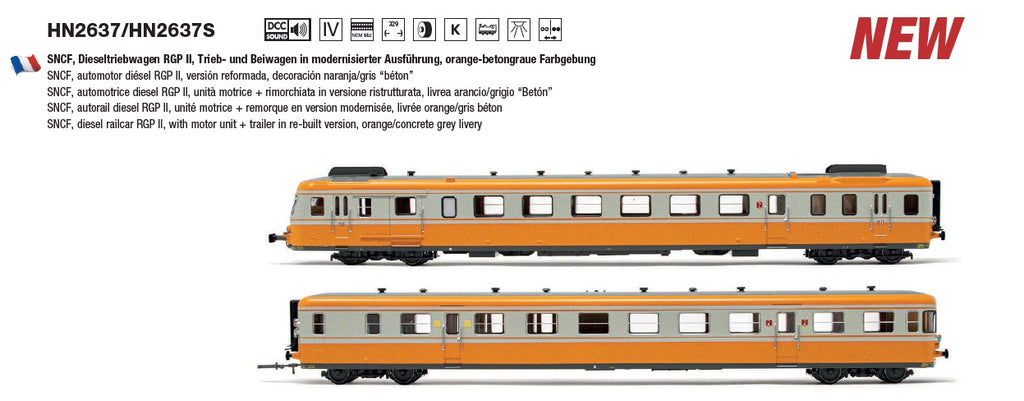 2025年新製品ご予約受付中ARNOLD2635 SNCF RGP2輌set