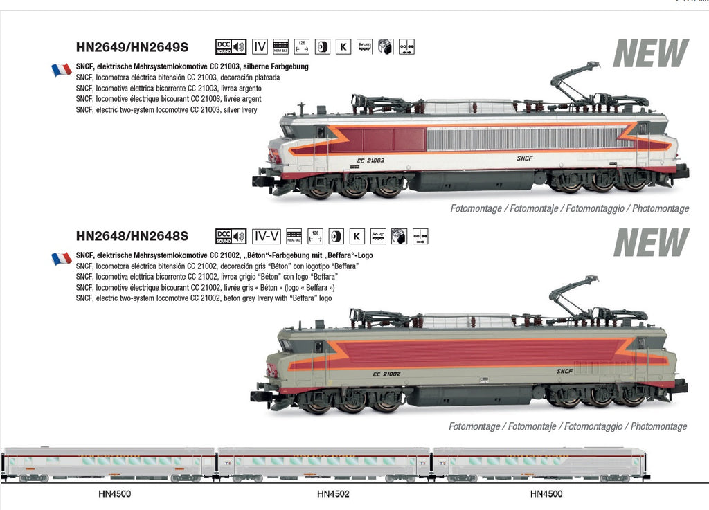 2025年新製品ご予約受付中ARNOLD2648 SNCF CC21000 CC6500