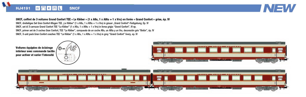 ご予約受付中JOUEF4191 SNCF TEE “Le Kléber”Ep4