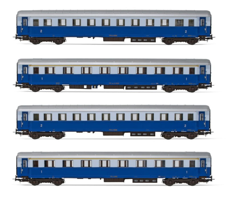 Rivarossi4324 FS Treno azzurro4輌set Ep3b