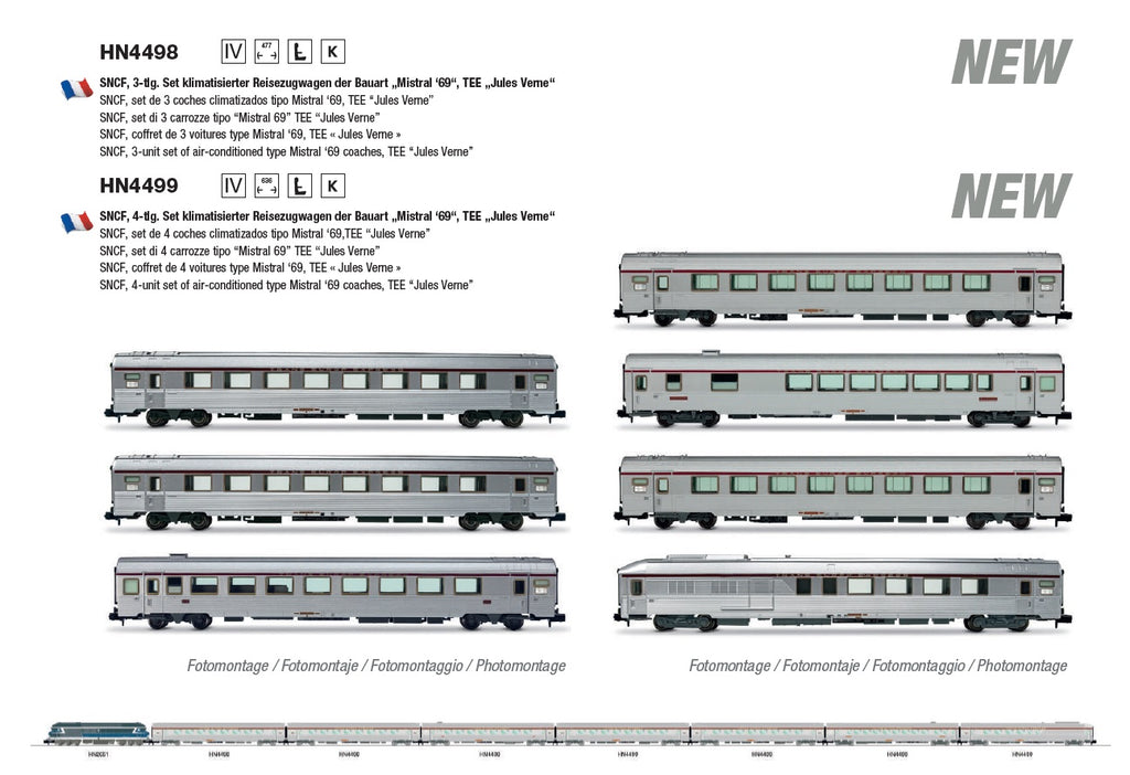 2025年新製品ご予約受付中ARNOLD4498 SNCF TEE Mistral69