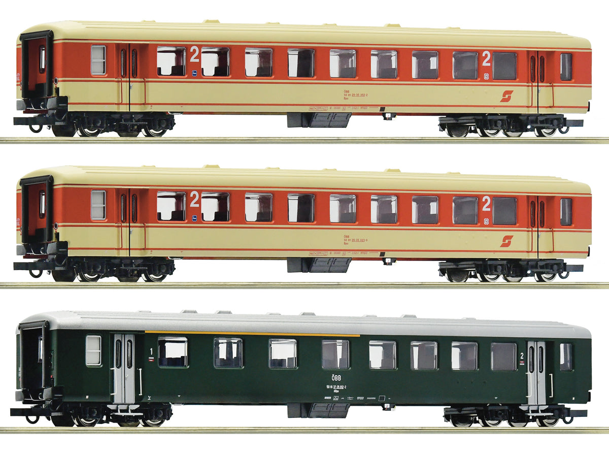 お得高品質Roco 45355 OBB　IC客車　新旧塗装混在　6両セット　オーストリア国鉄　ロコ 外国車輌