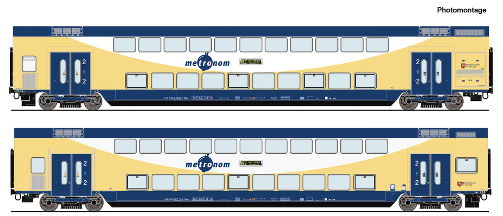 ROCO6200106 metronom doubledecker2輌setEp6