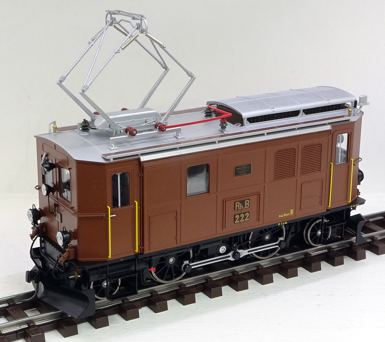 BEMO9356122 Om RhB Ge2/4 222 DCCｻｳﾝﾄﾞパンタ昇降 | Modellbahn