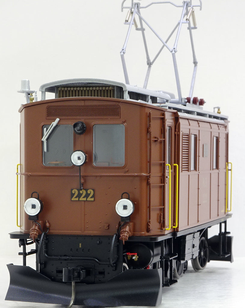 BEMO9356122 Om RhB Ge2/4 222 DCCｻｳﾝﾄﾞパンタ昇降