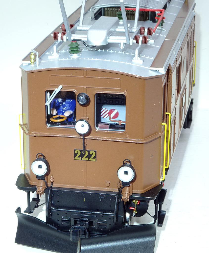 BEMO9356122 Om RhB Ge2/4 222 DCCｻｳﾝﾄﾞパンタ昇降