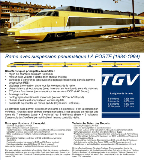 2026年新製品ご予約受付中REE TGV-No011  LA POSTE