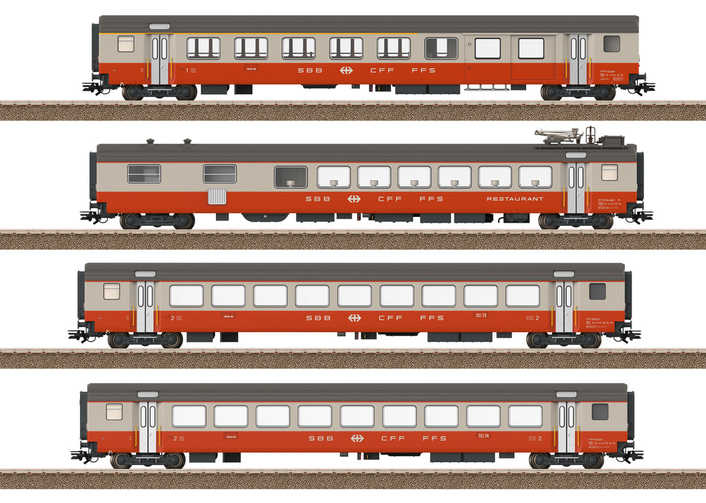 2025年新製品ご予約受付中　TRIX23690 SwissExpress客車set