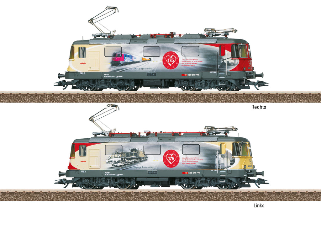 TRIX25875 SBB Re420 スイス国鉄175周年塗装DCCｻｳﾝﾄﾞ