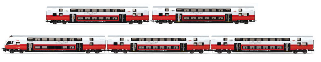 JC7680076820 OeBB CityJet ﾀﾞﾌﾞﾙﾃﾞｯｶｰ客車5輌set Ep6