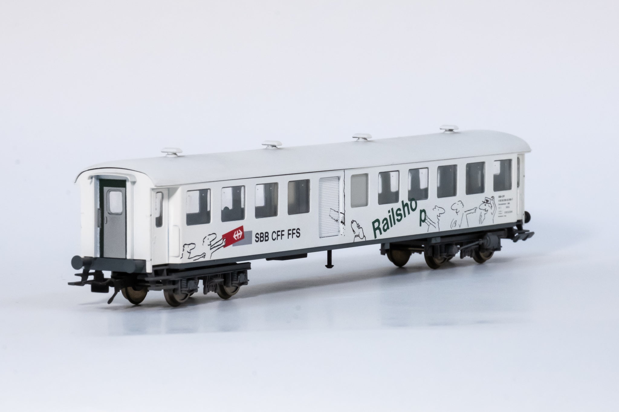 フライッシュマンSBB CFF FFS客車2両　制御車1両　計3両セット　新塗装 フライッシュマンSBB CFF FFS客車2両 制御車1両 計3両セット 新塗装